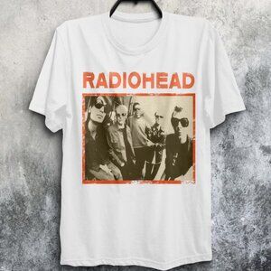 Radiohead Group Print Art Gildan Tee Band Graphic Shirt